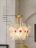 Crystal Chandelier: Elegant Retro Lighting for Bedroom, Dining, Living Room & Cloakroom