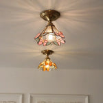 Modern Butterfly Glass Ceiling Light Fixture