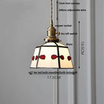 Walnut Wood Glass Pendant Lights LED Vintage Loft Kitchen Living Room Lighting