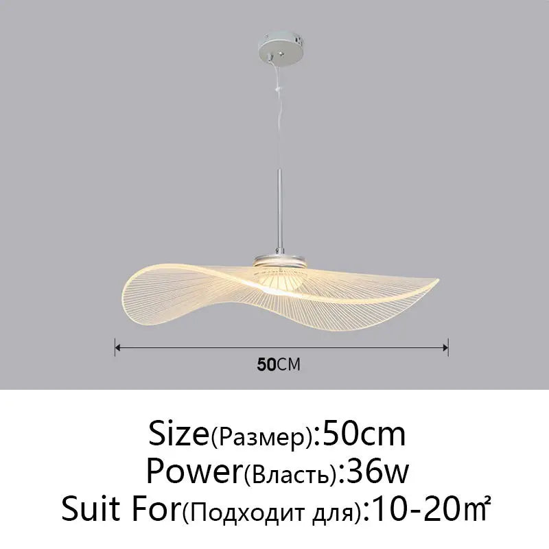Lotus Leaf Hat Chandelier: Modern Fashion for Living Room & Bedroom