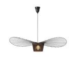 Vertigo Straw Hat Pendant Lamp French Fabric Elegant Designer Lighting
