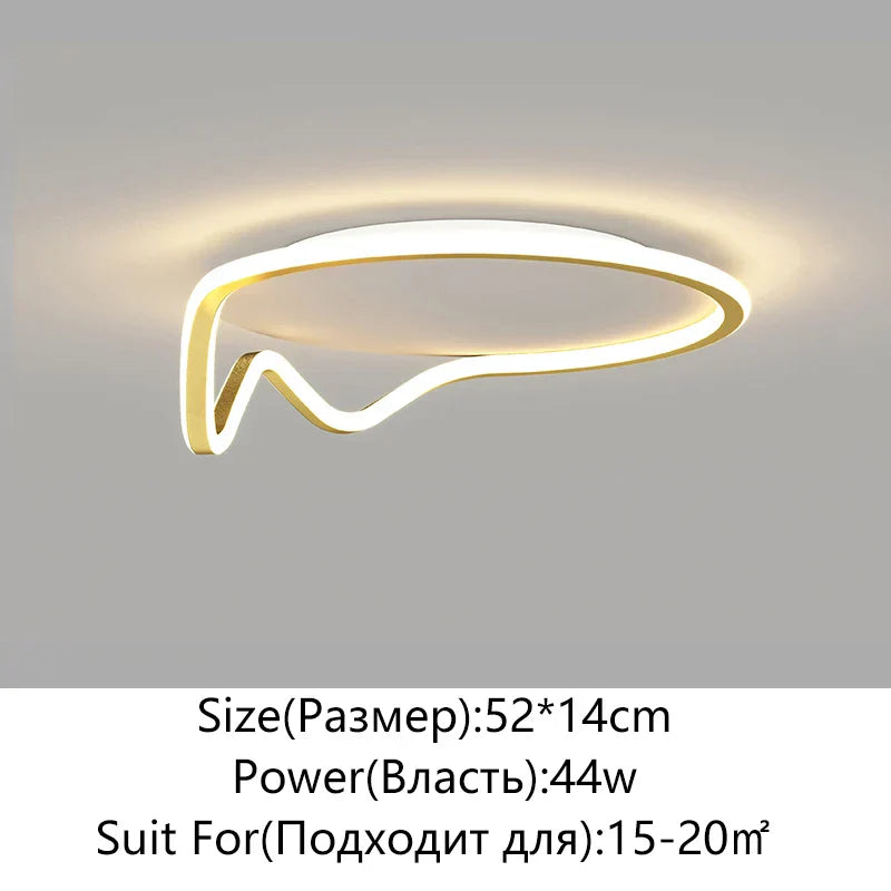 Geometry Round LED Ceiling Light for Home Decor