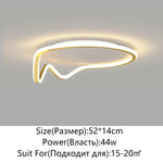 Geometry Round LED Ceiling Light for Home Decor