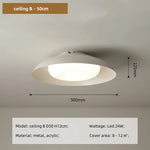 Modern White LED Ceiling Pendant Light for Dining Room & Bedroom