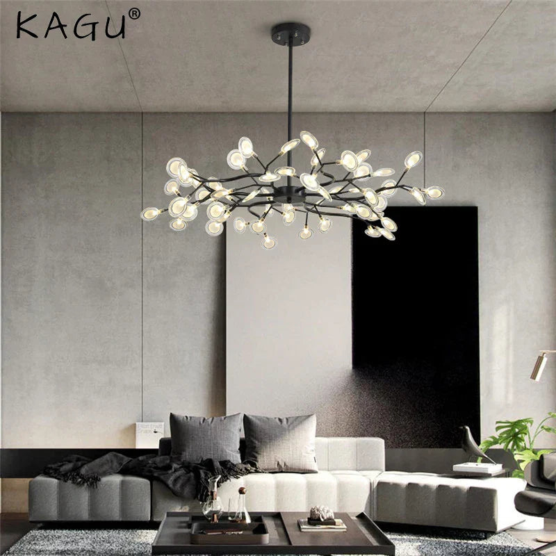 Modern LED Chandelier - Luxurious Nordic Firefly Lamp for Home Indoor Lighting