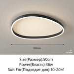 Modern Brushed Rings LED Chandelier Ceiling Light for Living Room Bedroom