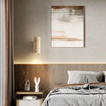 Travertine Natural Stone Wall Sconce Light with E27 Bulb