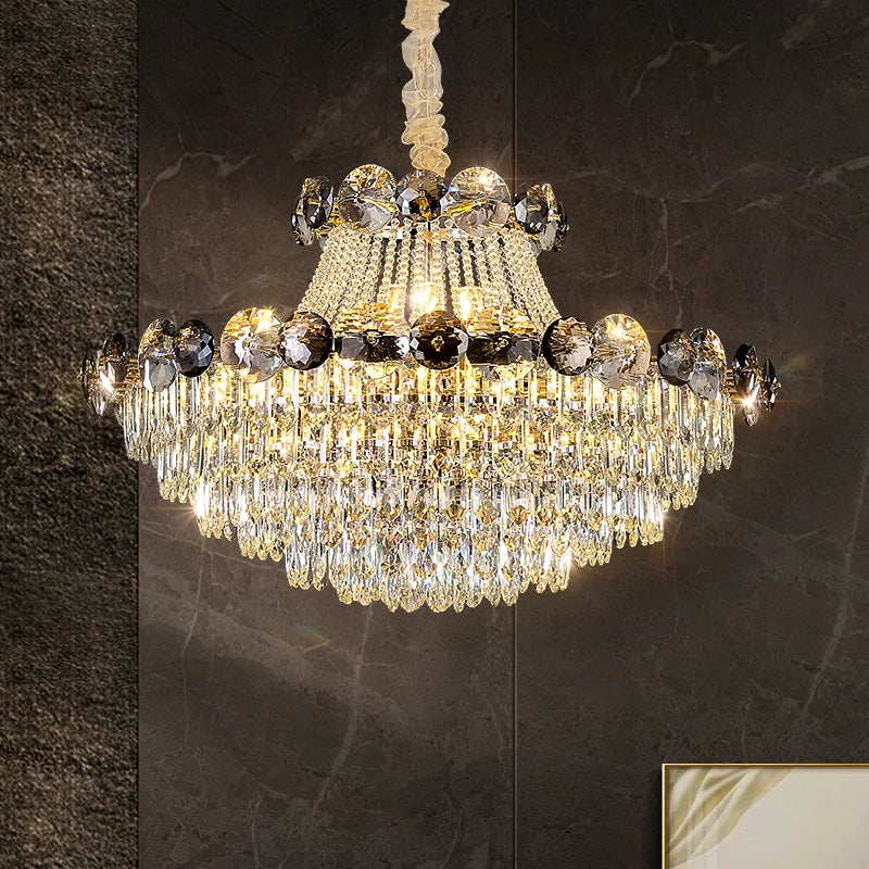 Crystal Chandelier: Modern Nordic Luxury for Living Room, Dining Room, Bedroom
