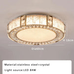 Crystal Glass Luxury Ceiling Chandelier - Gold LED Home Decor