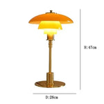 LED Glass Desk Lamp for Living Room Bedroom