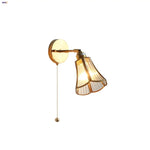 LED Wall Sconce Modern Nordic Design with Pull Chain Switch