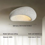 Nordic Wabi Sabi Ceiling Chandelier LED Lights by Afralia™