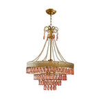 Crystal Water Drop Chandelier for Kitchen Dining Room