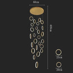 LED Pendant Lights: Modern Minimalist Hanging Chandelier for Living & Dining Room