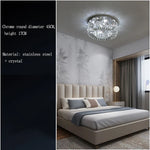Crystal LED Ceiling Lamp for Chic Living, Bedroom, and Dining Room