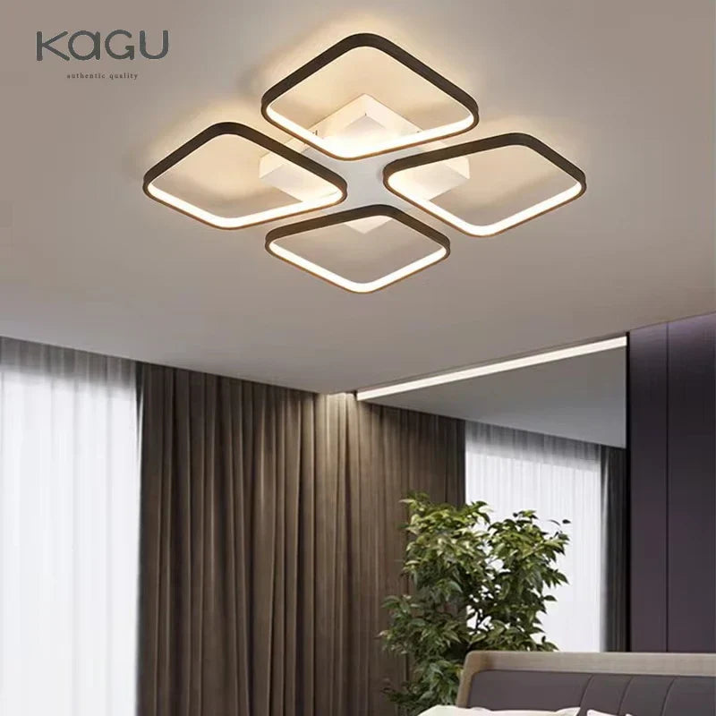 LED Ceiling Lights: Modern, Stylish, Minimalist Black for Living Room and Restaurant