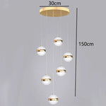 Modern Pendant Light Chandeliers for Living Room Staircase LED Indoor Lighting