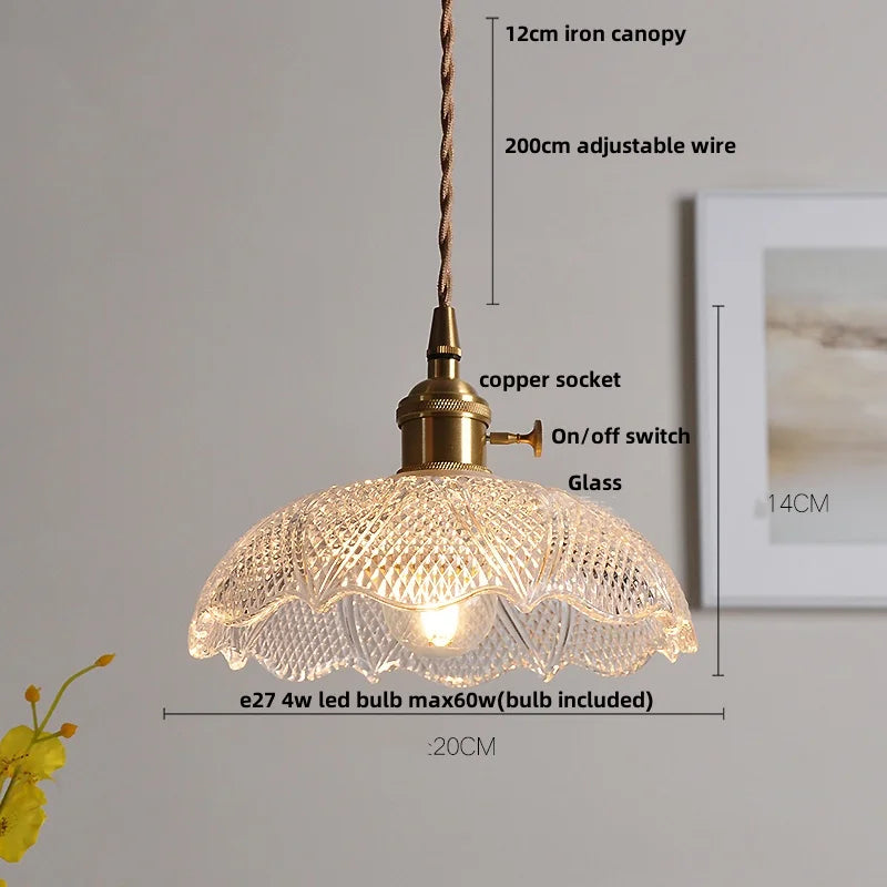 White Glass Adjustable LED Pendant Lamp Nordic Modern Hanging Lights