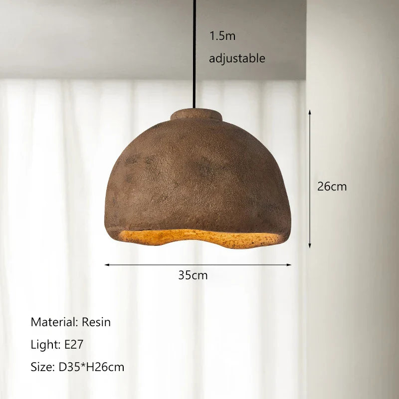 Nordic Wabi Sabi Pendant Lights Chandelier for Home Decor & Bedroom