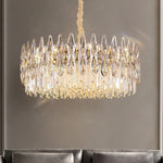 Crystal LED Chandelier | Long Stairway Villa Light | Modern Luxury Post Lamp