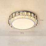 Modern Crystal LED Ceiling Chandelier for Living Room and Bedroom