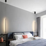 Modern LED Strip Pendant Light Minimalist Living Room Chandelier