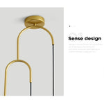 Modern LED E14 Pendant Chandelier for Dining Living Room Creative Black Gold Lighting Fixtures
