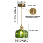 Glass Pendant Chandelier: Modern Nordic Ceiling Light for Dining Room, Kitchen Island, and Home Decor