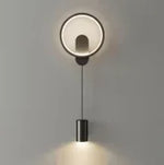 Modern Nordic LED Wall Sconce for Bedroom Decor - Black/Gold Wall Lamp