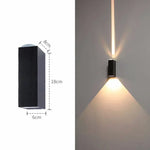 Aluminum Waterproof Porch Spot Wall Lamp: High Power Indoor Outdoor Light