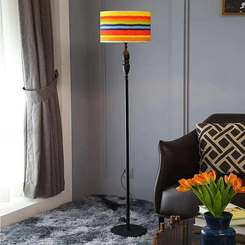 Nordic Style LED Floor Lamp Creative Personality Decoration Bedroom Study Lamp