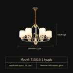 Luxe Jade Chandelier for Living Room and Villa Hall