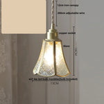 Walnut Wood Clear Glass LED Pendant Lamp - Nordic Modern Hanging Light