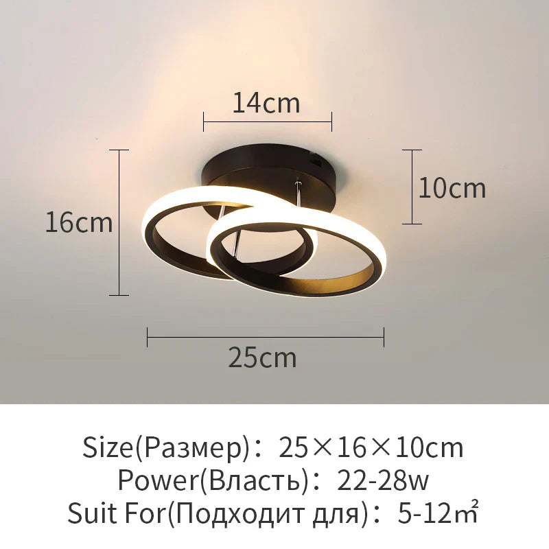 LED Surface Mounted Aisle Ceiling Lights for Home Lighting