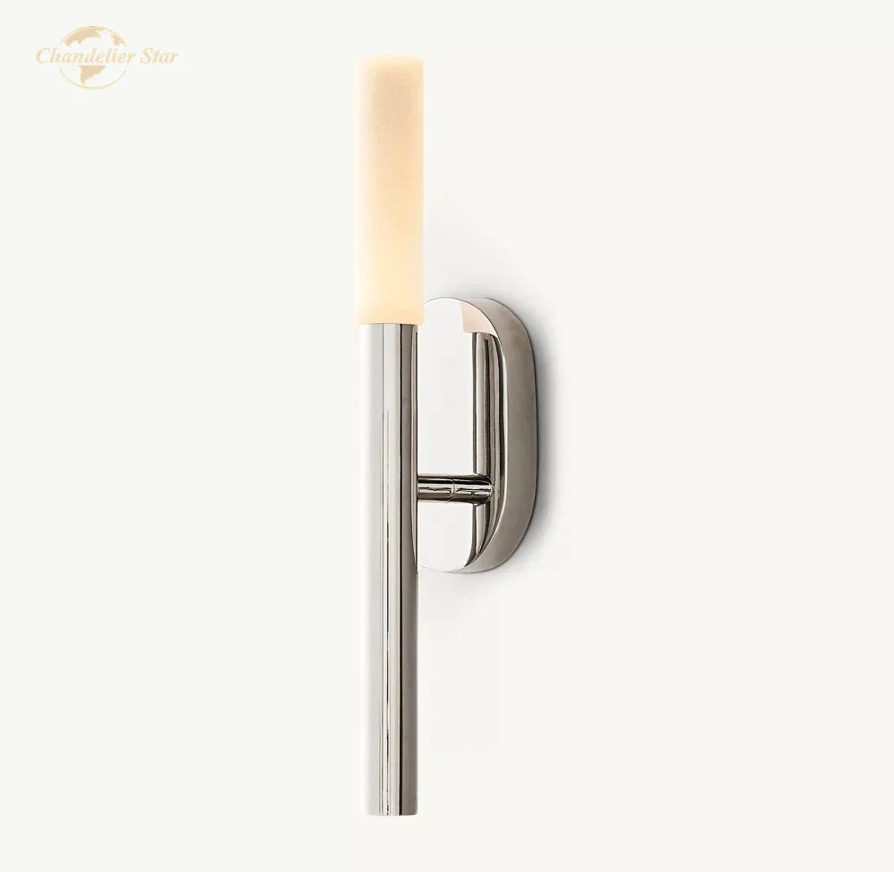 Modern Brass Black LED Wall Sconce for Indoor Bedroom Bathroom Living Room