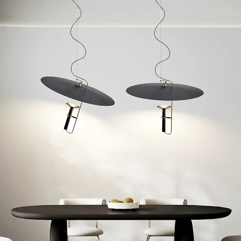 UFO Chandelier: Modern Nordic Minimalist LED Pendant Light for Dining Room, Bar, Bedroom