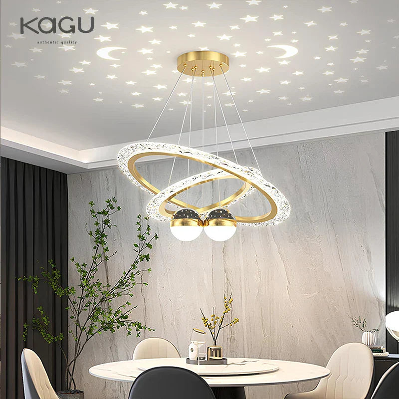 Nordic Gyptian LED Chandelier for Living Room Bedroom Dining Room