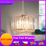 Glass Led Pendant Light Modern Ceiling Lamp Adjustable Living Dining Room