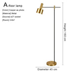 Nordic LED Floor Lamp: Modern Living Room Bedroom Lighting Fixture