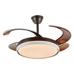 Modern LED Ceiling Fan with Remote Control for Living Room, Bedroom, Dining Room