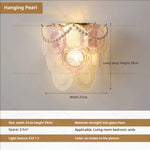 Luxe Crystal Glass Wall Lamp for Aisle, Living Room, Bedroom & Corridor Lighting