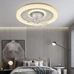 360 Rotating Air Supply LED Ceiling Fan with Quiet DC Motor.
