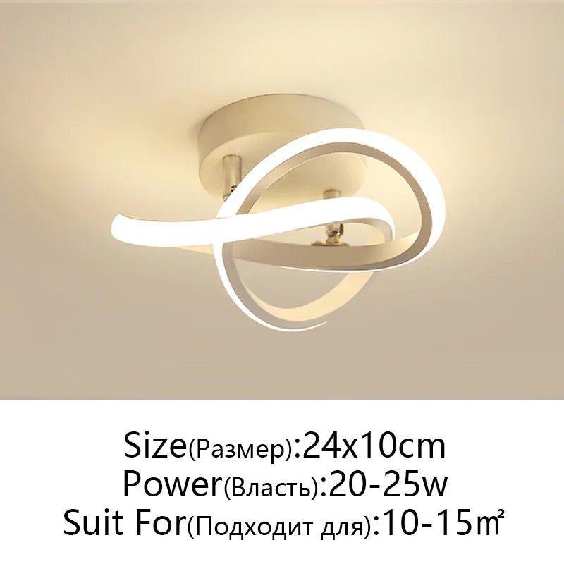 LED Ceiling Lamp for Modern Spaces - Minimalist Indoor Lighting