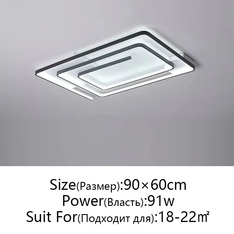 Modern Nordic Art LED Ceiling Lamp for Bedroom & Study