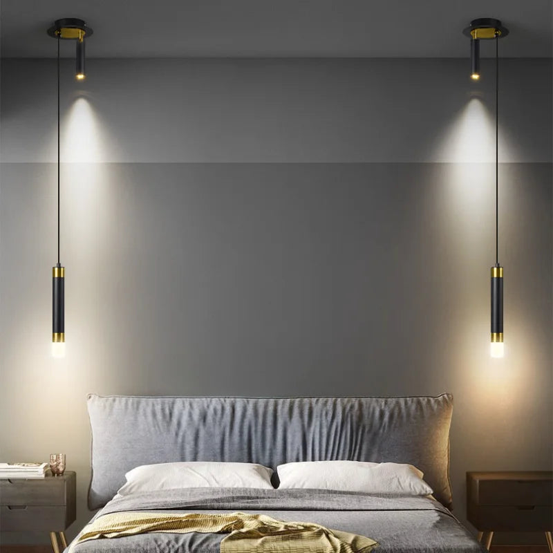 Rotatable Spotlight Pendant Lamp for Modern Bedroom, Living Room, and Kitchen Lighting
