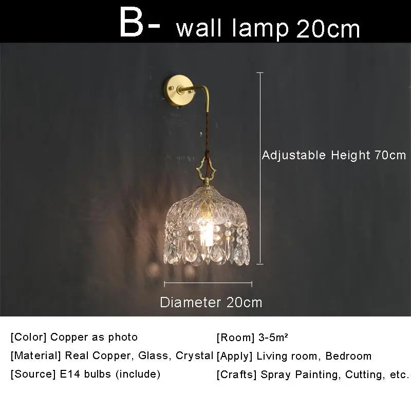 Luxure Crystal Chandelier: Modern Copper Ceiling LED Light Fixture for Living Room