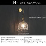 Luxure Crystal Chandelier: Modern Copper Ceiling LED Light Fixture for Living Room