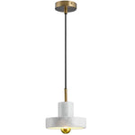 Marble Pendant Light: Modern Bar Fixture Hanging Chandelier