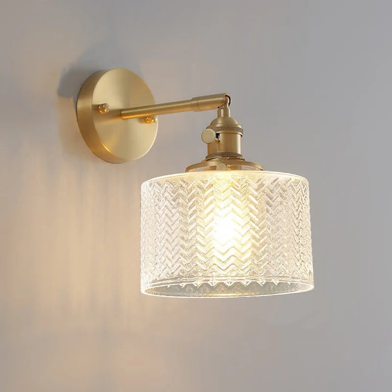 Green Glass LED Wall Lamps - Modern Home Decor Applique Murale