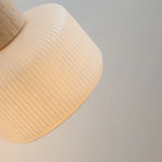 LED Wall Lights Wood White Ceramic Rotate, Living Room Bedside Lamp